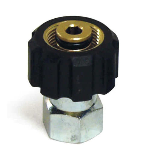 KARCHER STYLE TWIST SEAL 22MM X 3/8" FPT FITTING SCREW COUPLER